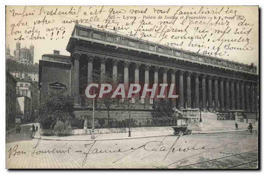 CPA Lyon Palais de Justice et Fourviere 