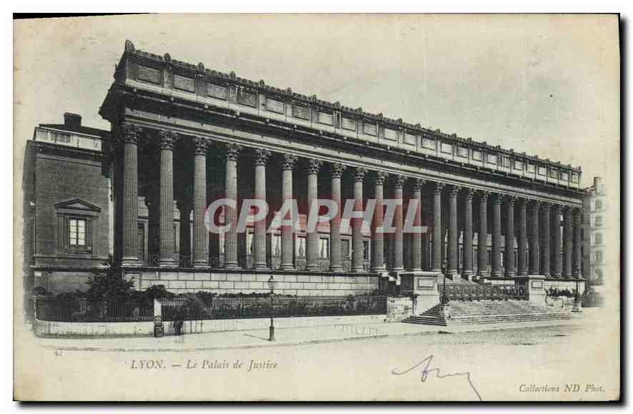 CPA Lyon Le Palais de Justice 