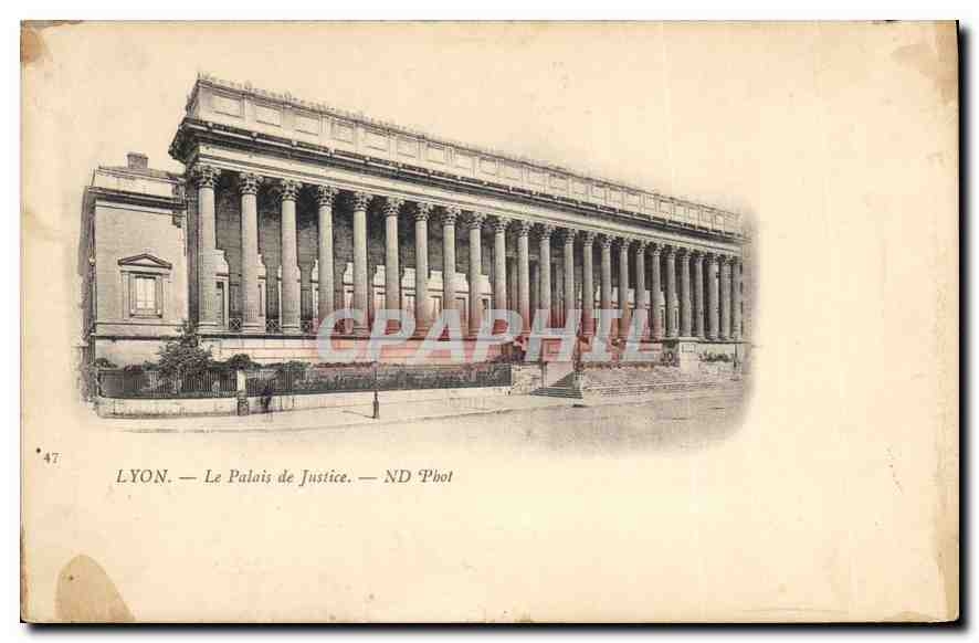 CPA Lyon Le Palais de Justice 