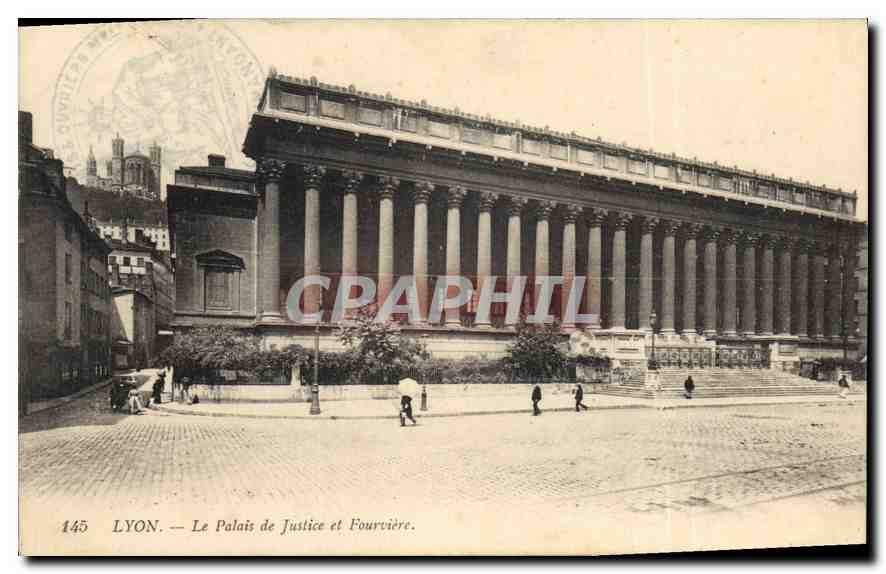 CPA Lyon Le Palais de Justice et Fourviere