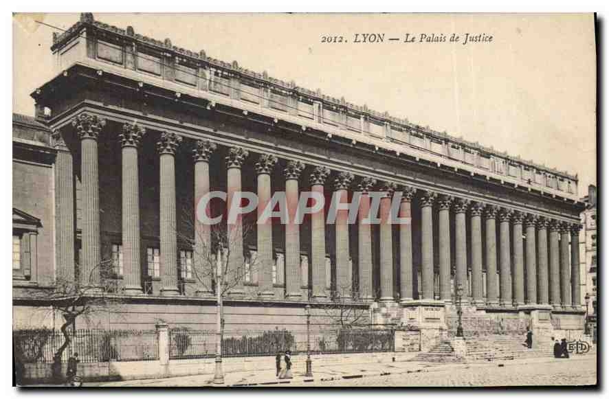 CPA Lyon Le Palais de Justice 