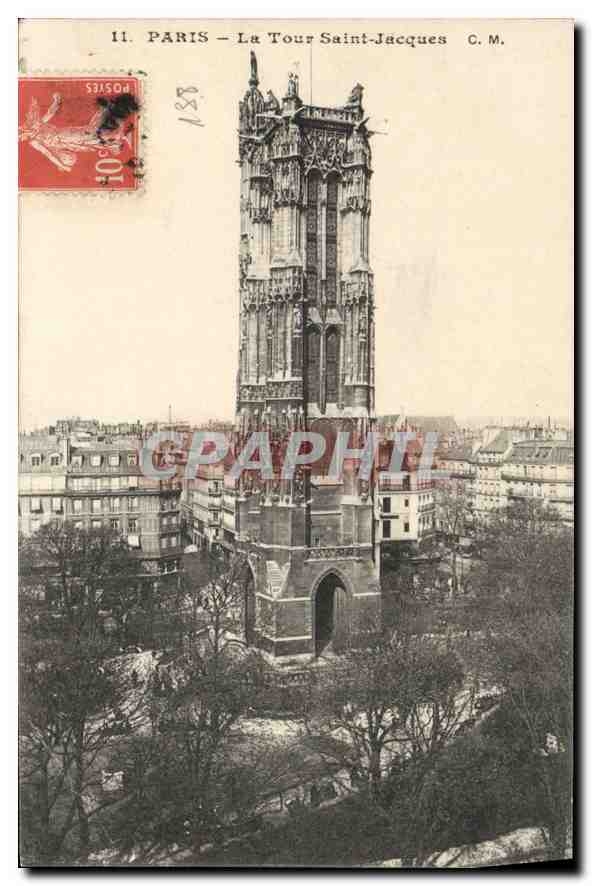 CPA Paris La Tour Saint Jacques 