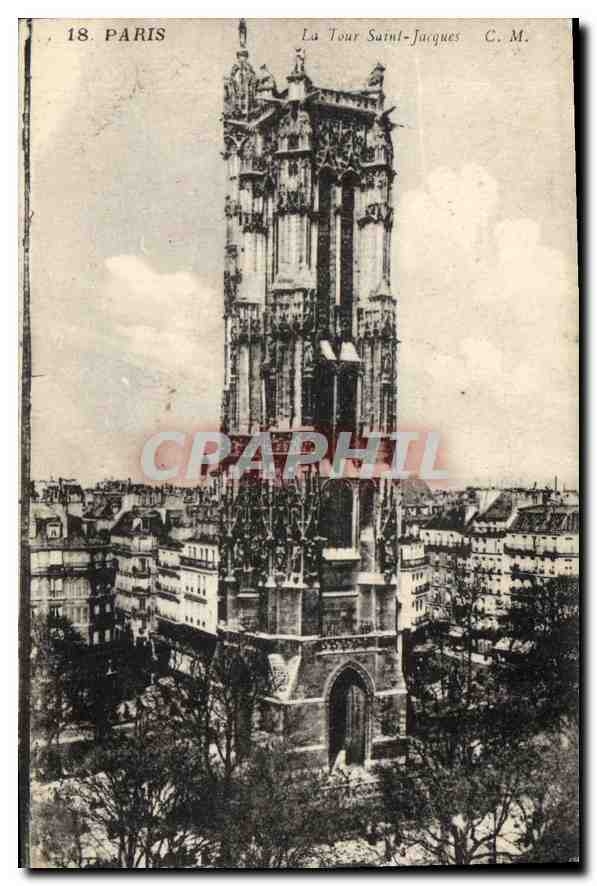 CPA Paris La Tour Saint Jacques 