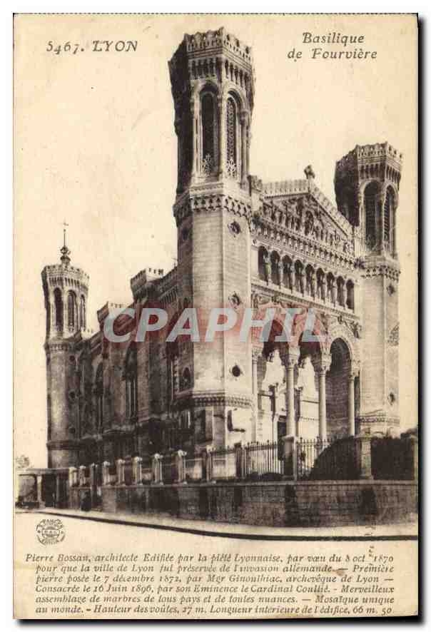 CPA Lyon Basilique de Fourviere 