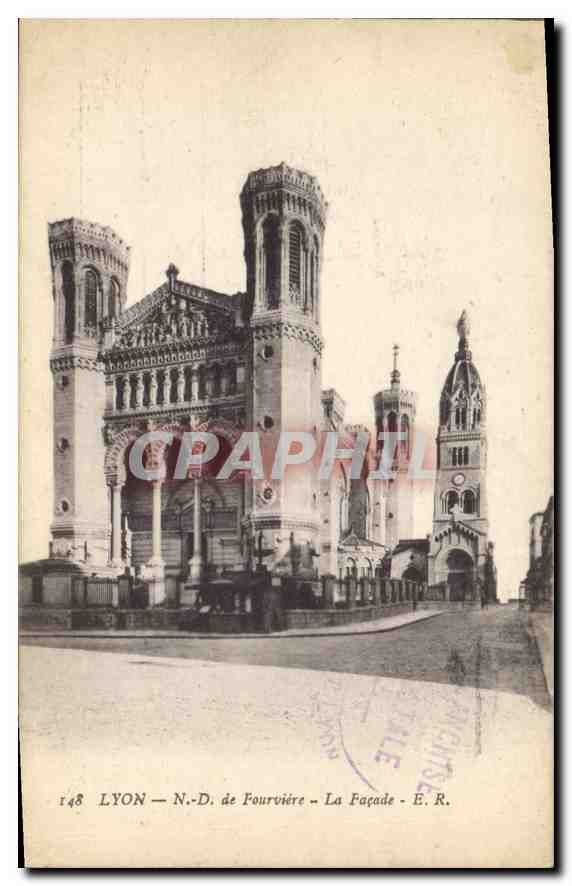CPA Lyon ND de Fourviere La Facade 