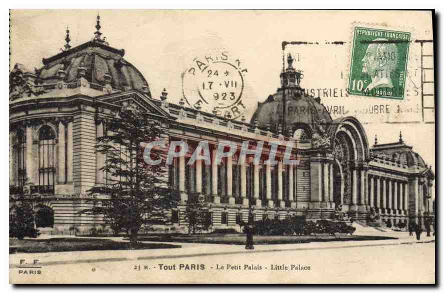 CPA Tout Paris Le Petit Palais 