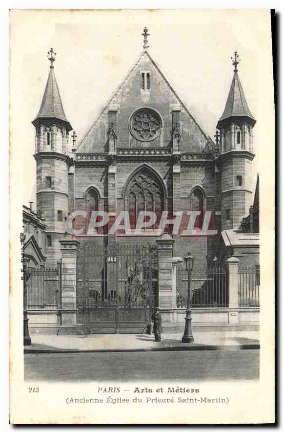 CPA Paris Arts et Metiers Ancienne Eglise du Priure Saint Martin