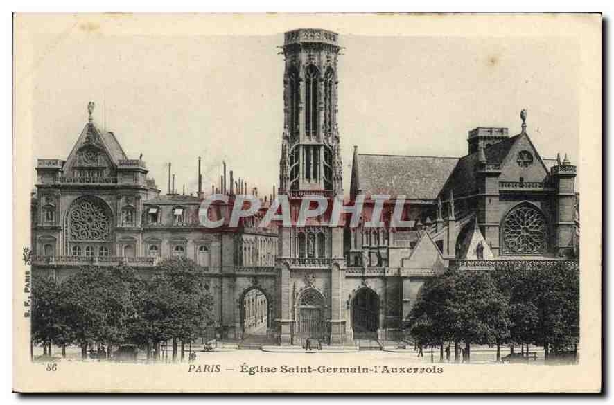 CPA Paris Eglise Saint Germain l'Auxerrois