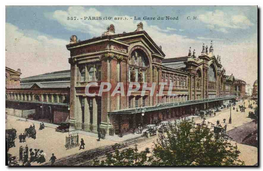 CPA Paris La Gare du Nord