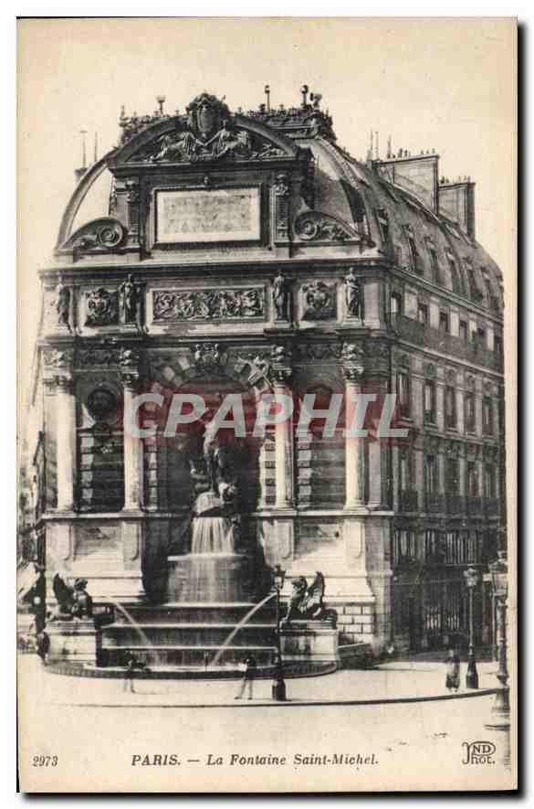 CPA Paris La Fontaine Saint Michel 