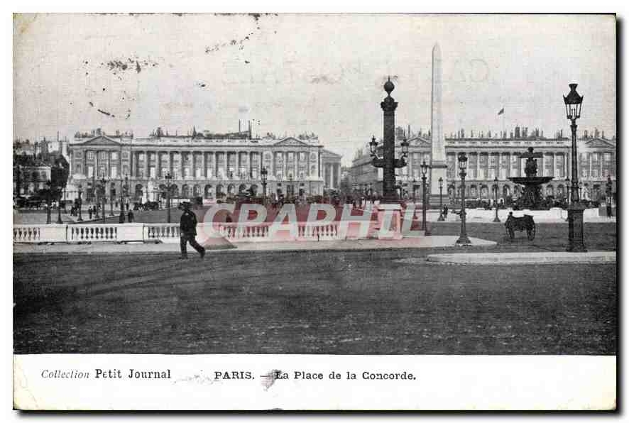 CPA Paris La Place de la Concorde 