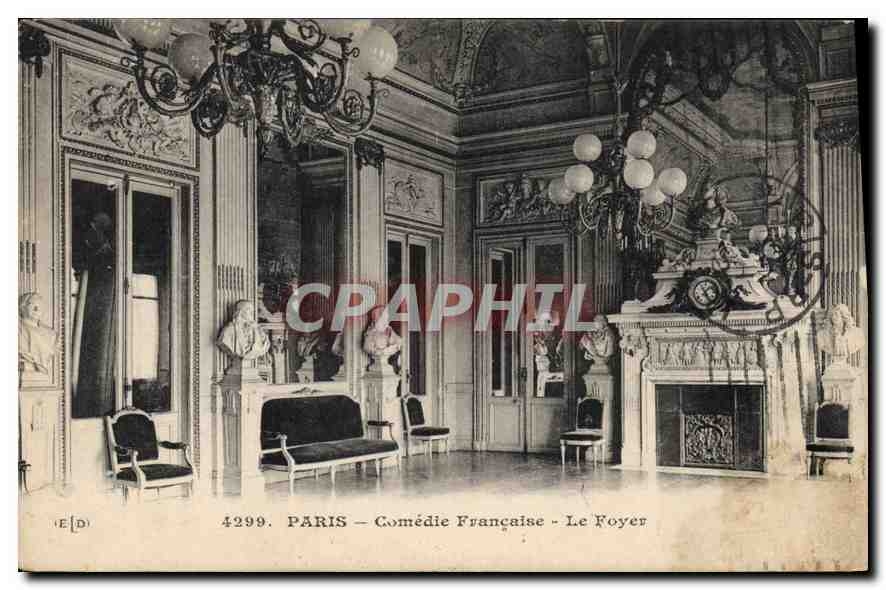 CPA Paris Comedie Francaise Le Foyer