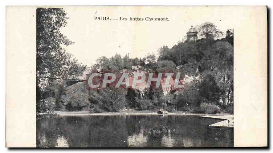 CPA Paris Les Buttes Chaumont 