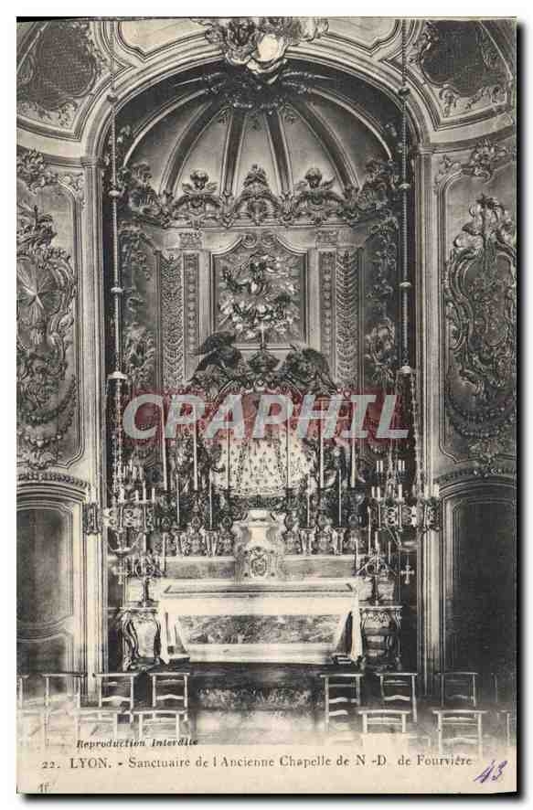 CPA Lyon Sanctuaire de l'Ancienne Chapelle de ND de Fourviere