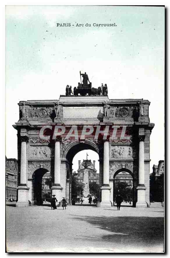 CPA Paris Arc de Carrousel 