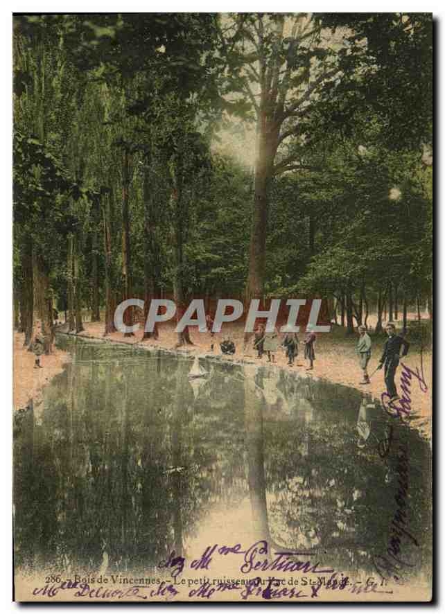 CPA Bois de Vincennes Le petit ruisseau Enfants