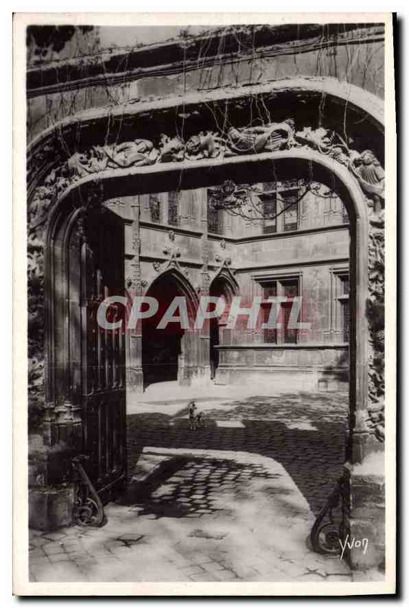 CPA Paris Musee de Cluny Porte d'entree 