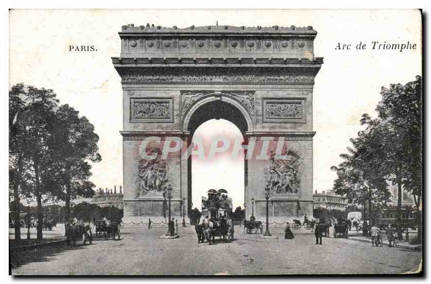 CPA Paris Arc de Triomphe 