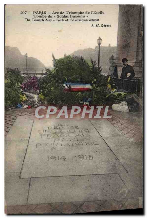 CPA Paris Arc de Triomphe de l'Etoile 