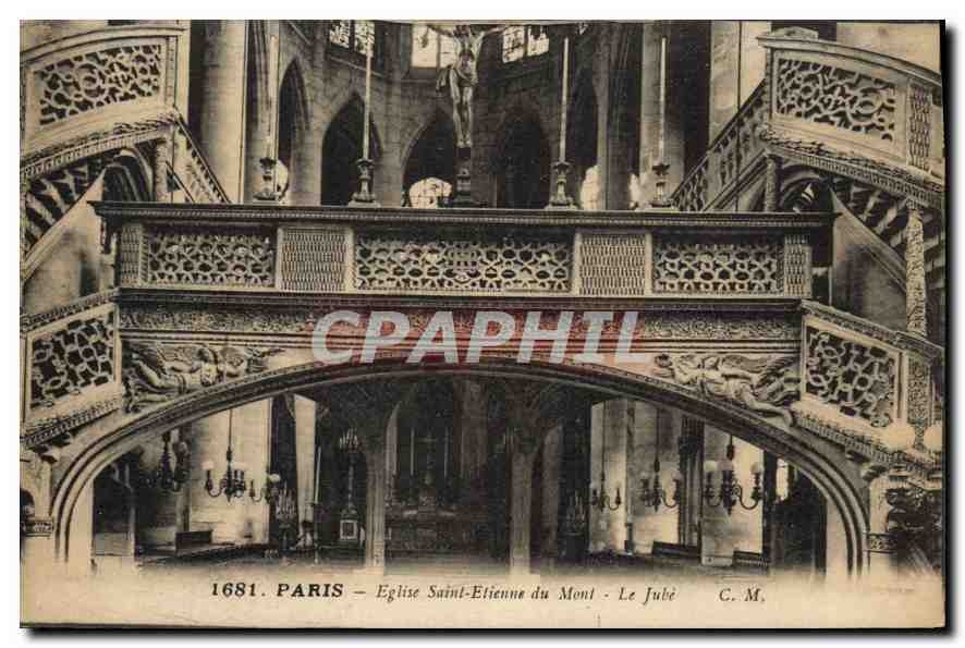 CPA Paris Eglise Saint Etienne du Mont 