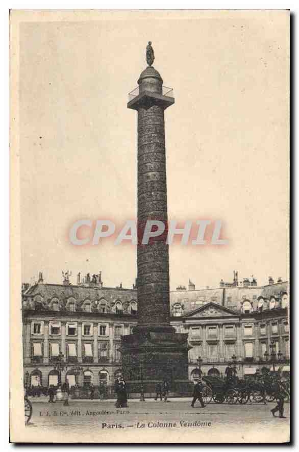 CPA Paris La Colonne Vendome 