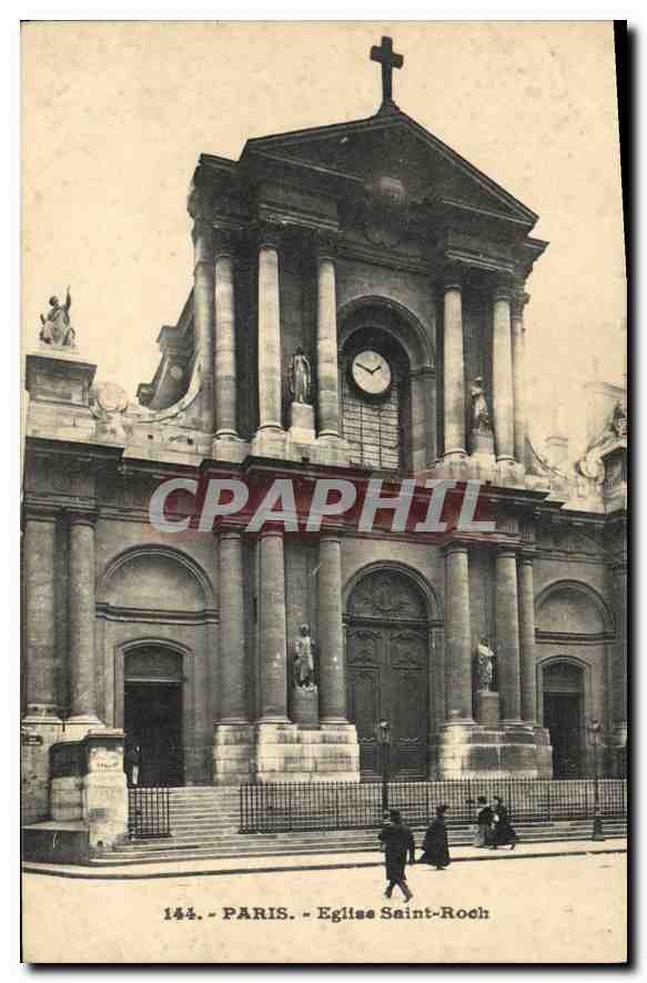 CPA Paris Eglise Saint Roch 