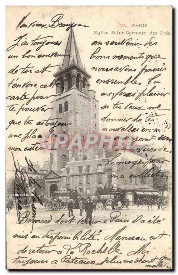 CPA Paris Eglise Saint Germain des Pres