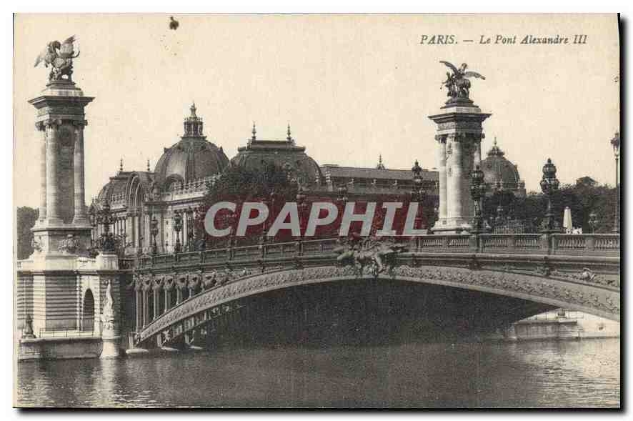 CPA Paris Le Pont Alexandre III 
