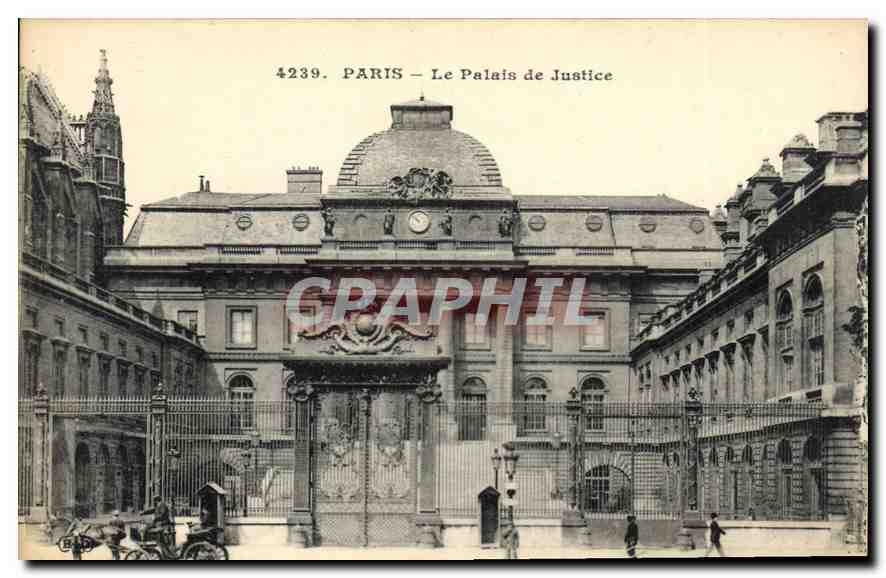 CPA Paris Le Palais de Justice 