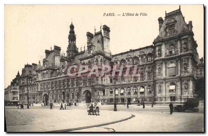 CPA Paris L'Hotel de Ville 