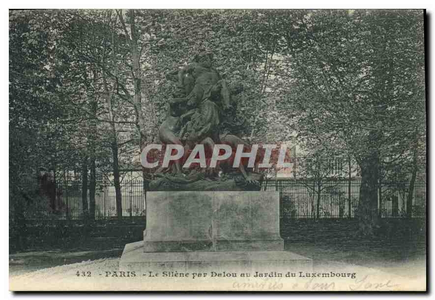 CPA Paris Le Seine par Delou au Jardin du Luxembourg 