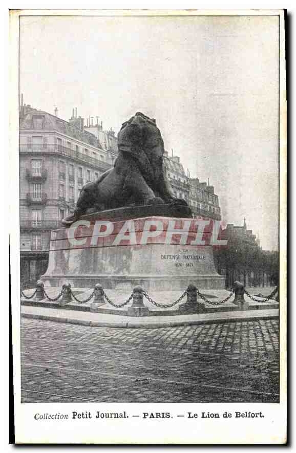 CPA Paris Le Lion de Belfort 