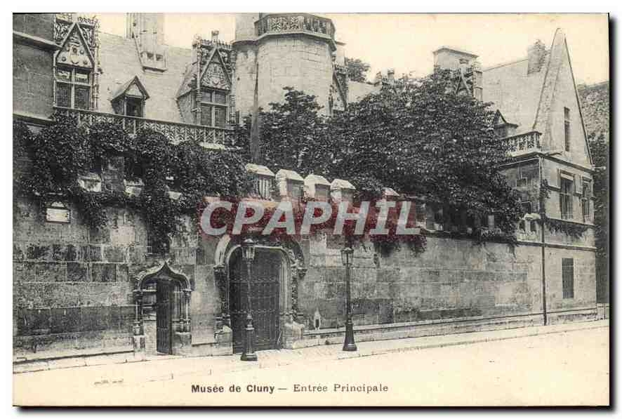 CPA Musee du Cluny Entree Principale 