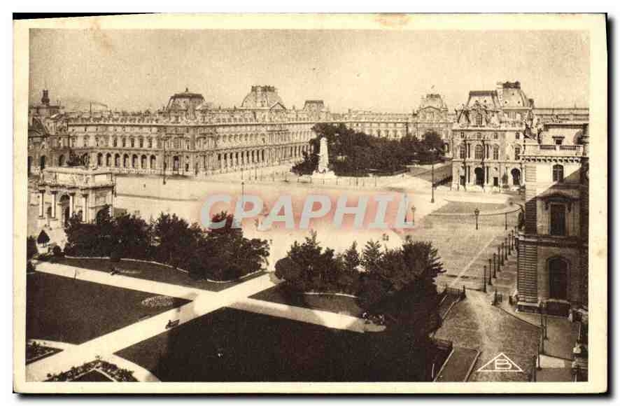CPA Vue de Paris Le Louvre Vue Generale 