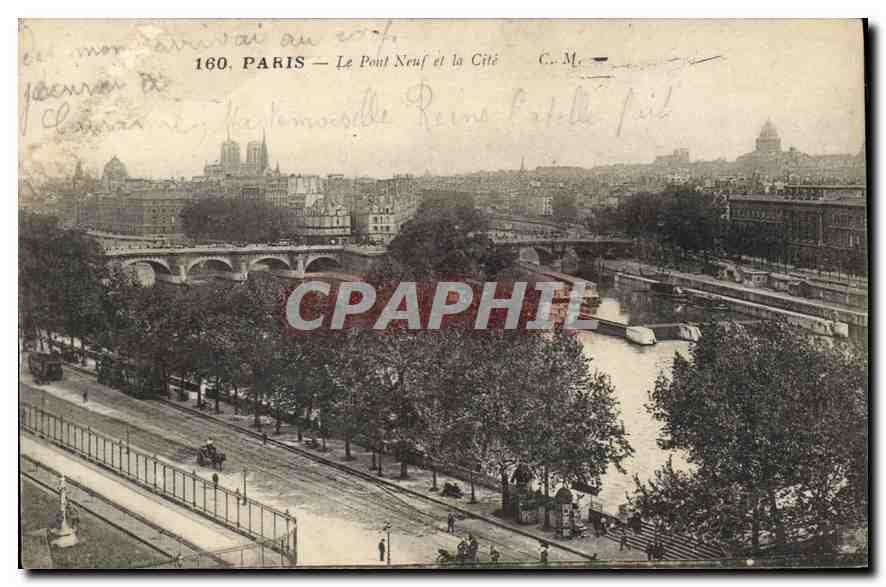 CPA Paris Le Pont Neuf et la Cite 