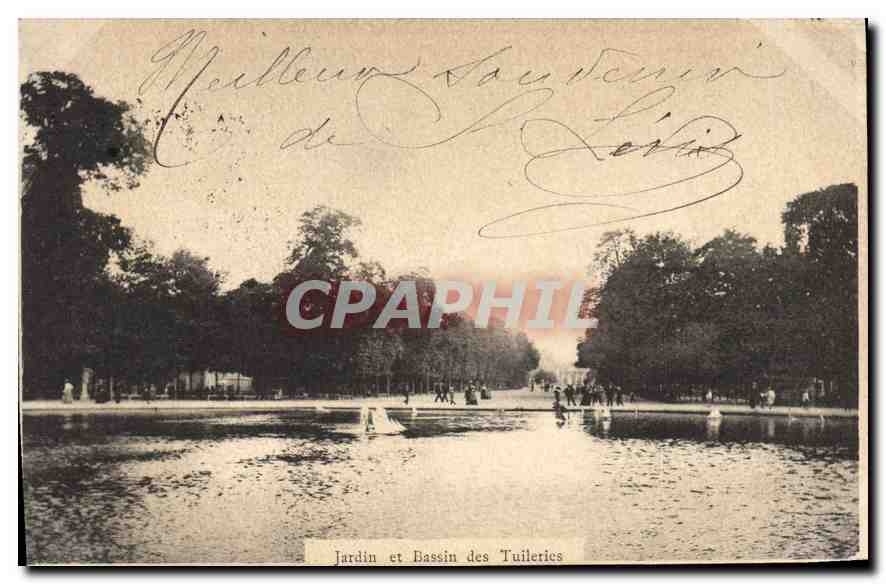 CPA Jardin et Bassin des Tuileries 
