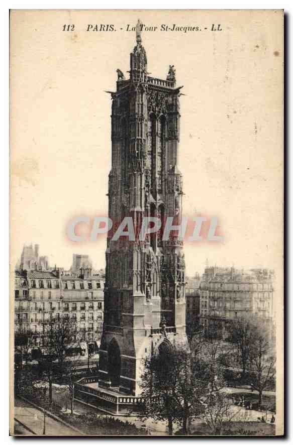 CPA Paris La Tour St Jacques 