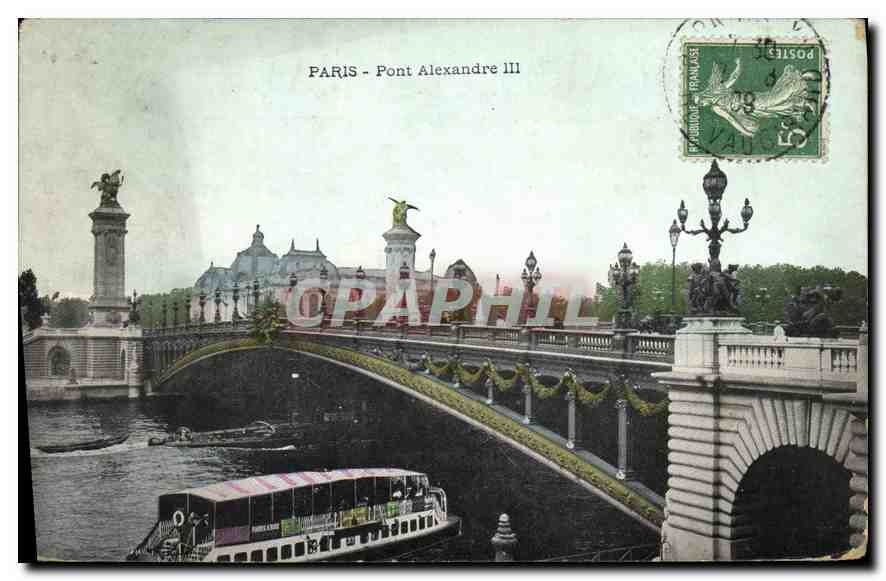 CPA Paris Pont Alexandre III 
