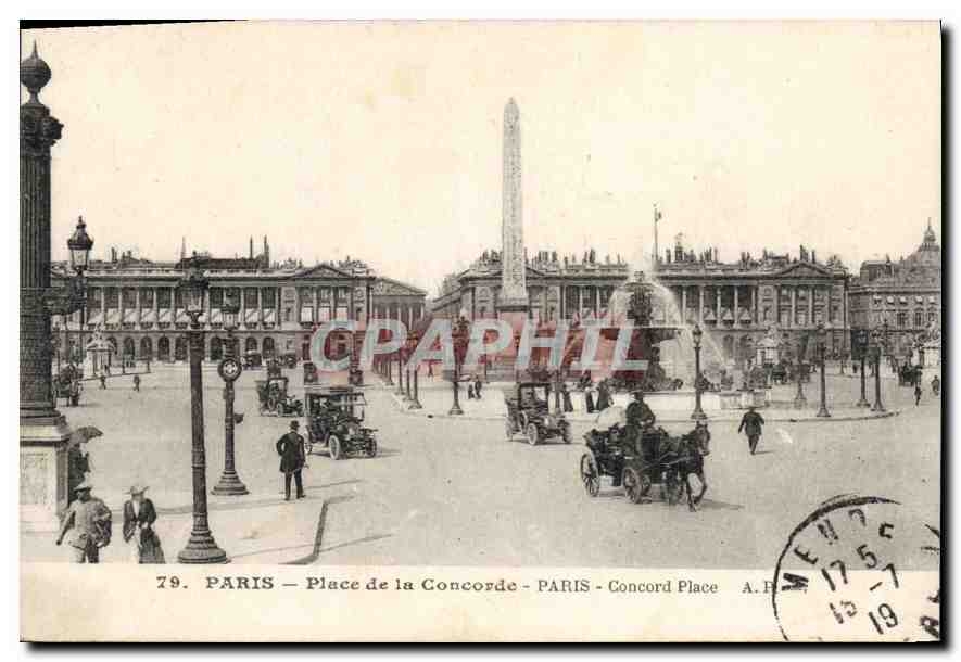 CPA Paris Place de la Concorde 
