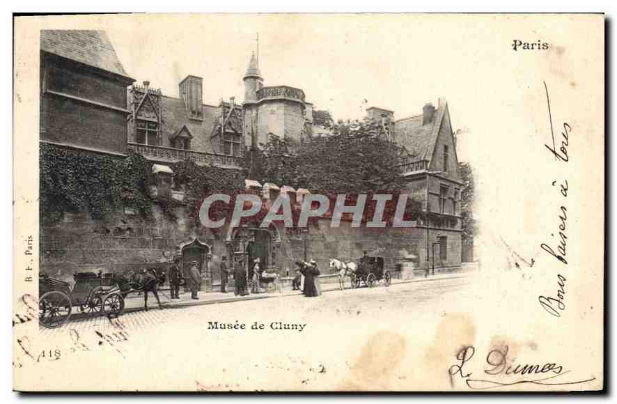 CPA Paris Musee de Cluny 