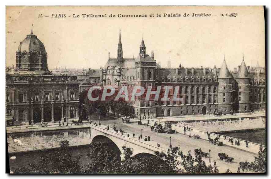 CPA Paris Le Tribunal de Commerce et le Palais de Justice 