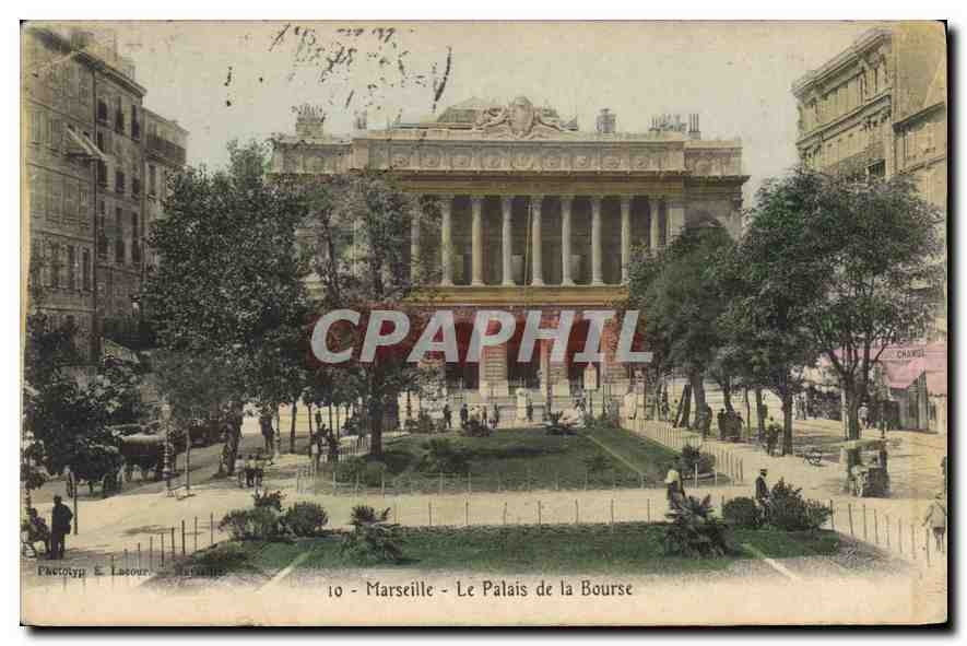 CPA Marseille Le Palais de la Bourse 