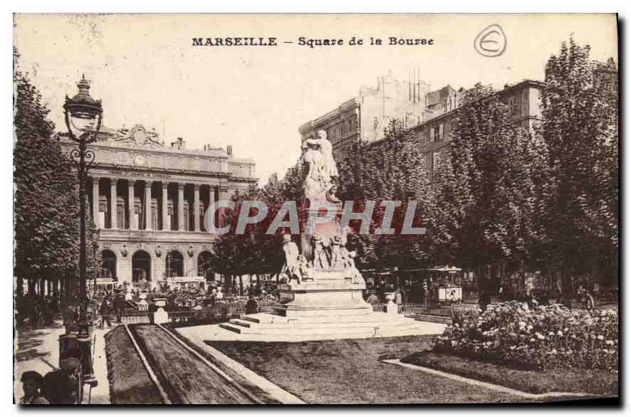 CPA Marseille Square de la Bourse 