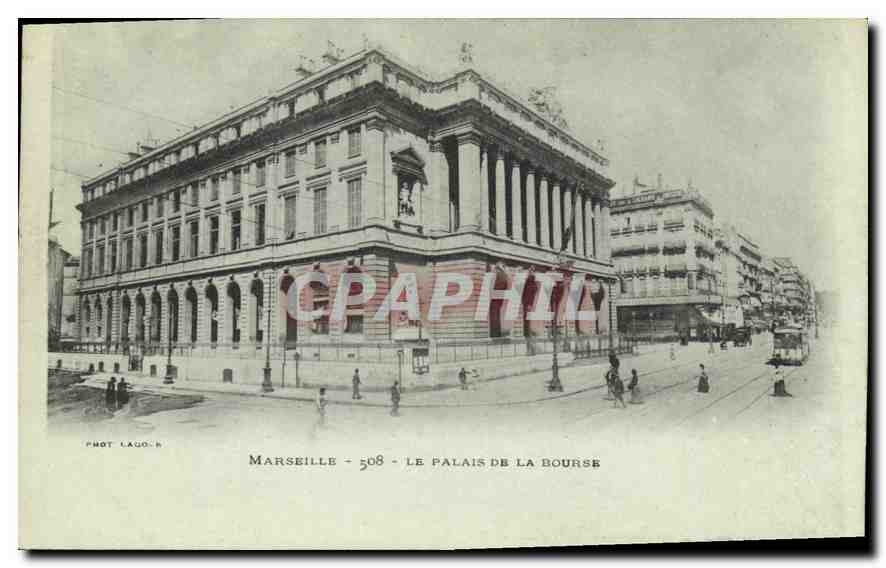 CPA Marseille Le Palais de la Bourse