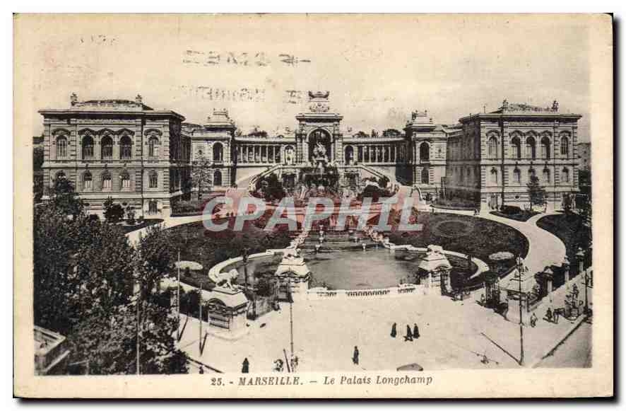 CPA Marseille Le Palais Longchamp 