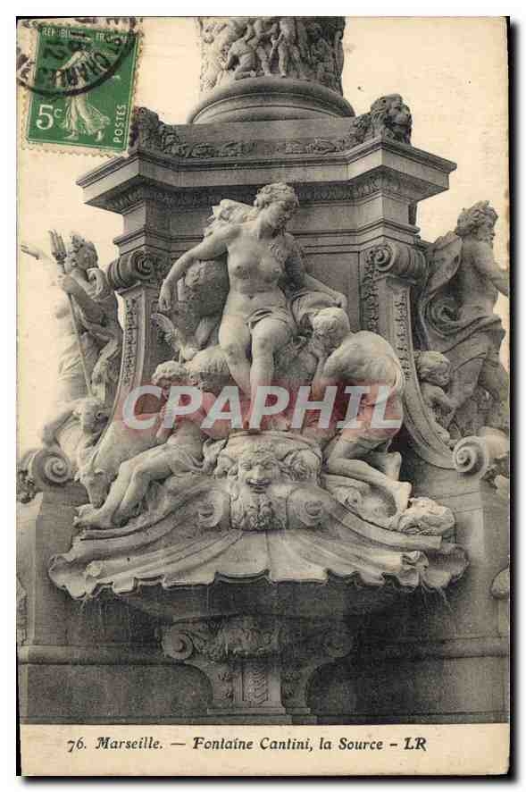 CPA Marseille Fontaine Cantini la Source 