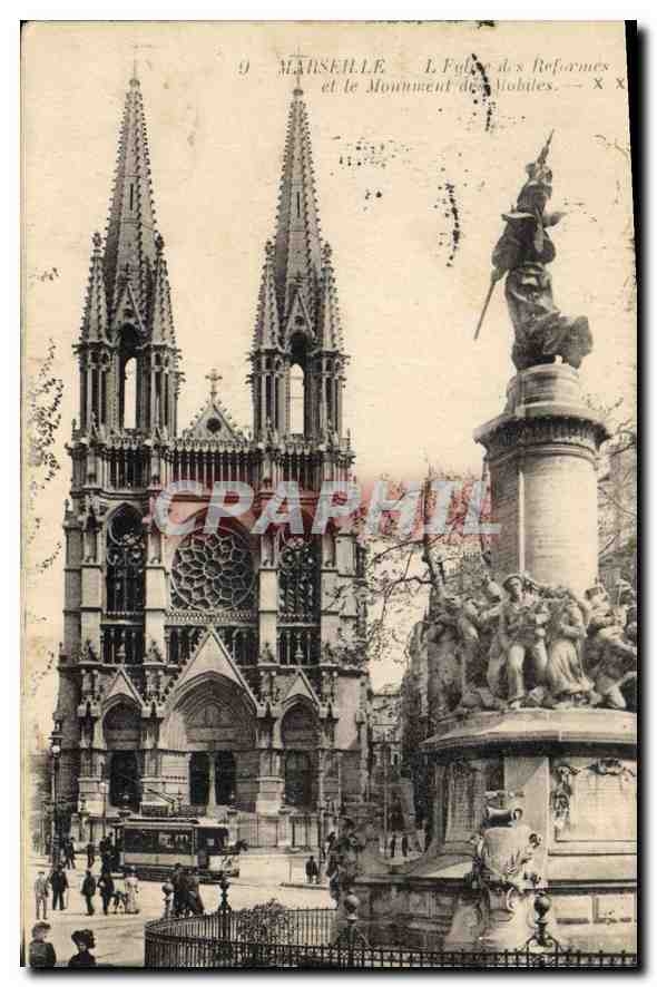 CPA Marseille L'Eglise des Reformes 