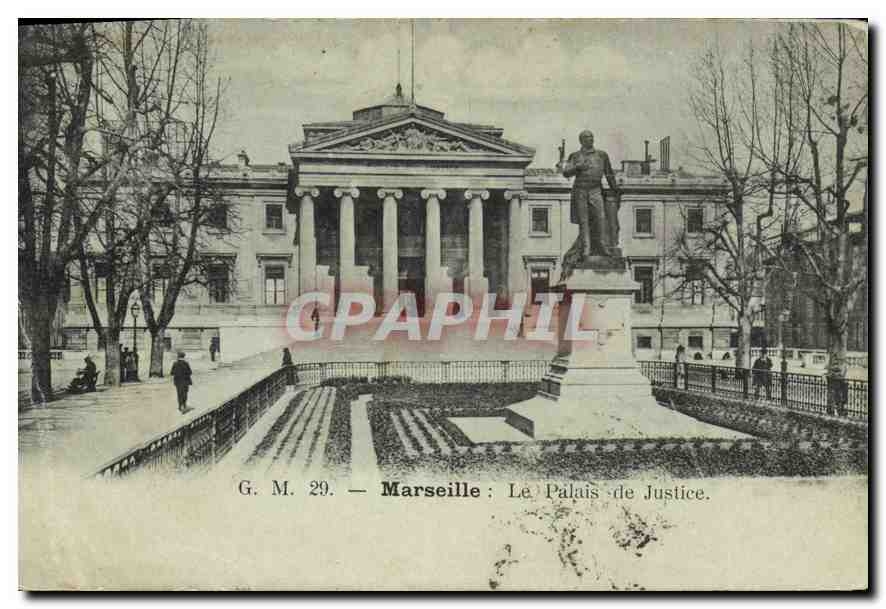CPA Marseille Le Palais de Justice 
