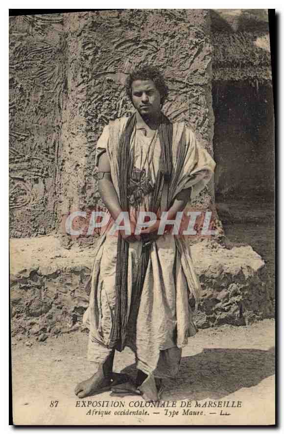 CPA Exposition Coloniale de Marseille Afrique occidentale Type maure