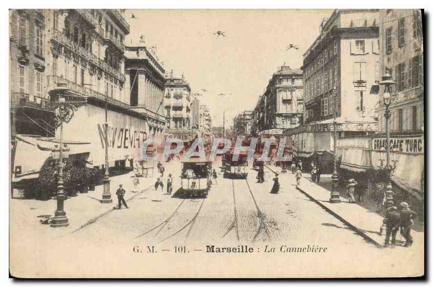 CPA Marseille La Cannebiere 